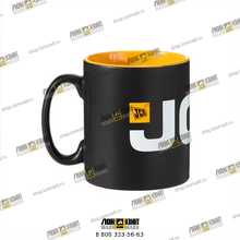 Кружка чёрная с логотипом JCB Part № JCB2089 JCB
